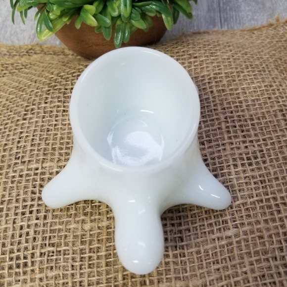 Vintage Milk Glass Turtle Trinket Dish - Picture 3 of 8